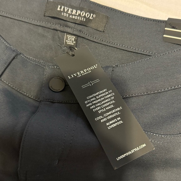 Liverpool Dark Night Stretchy Legging Pants Size 2/26P - Picture 6 of 13